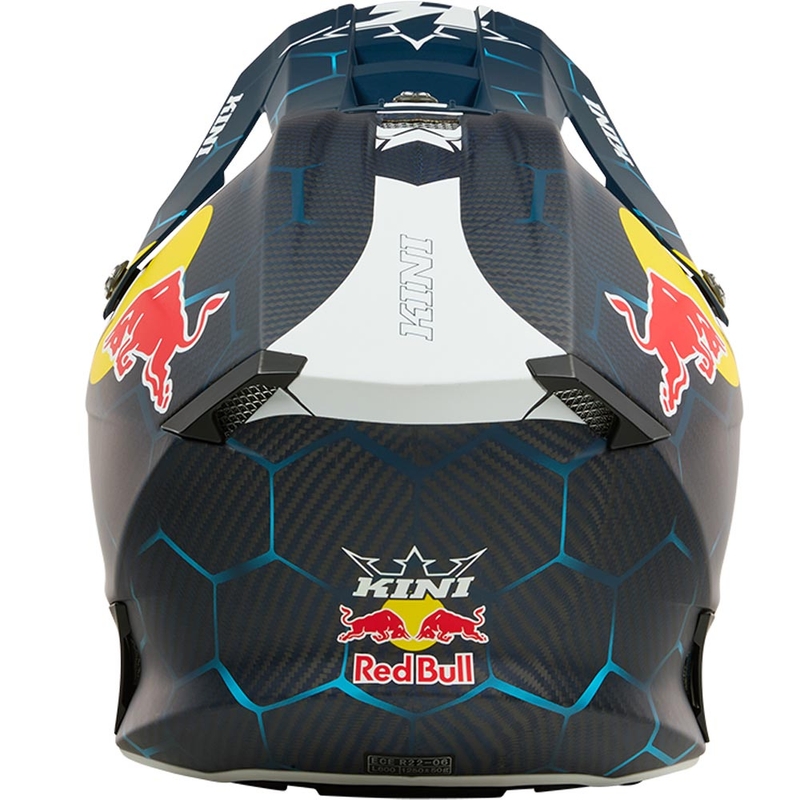 Motokrosová helma KINI Red Bull MXC2 2.0 modro-bílá