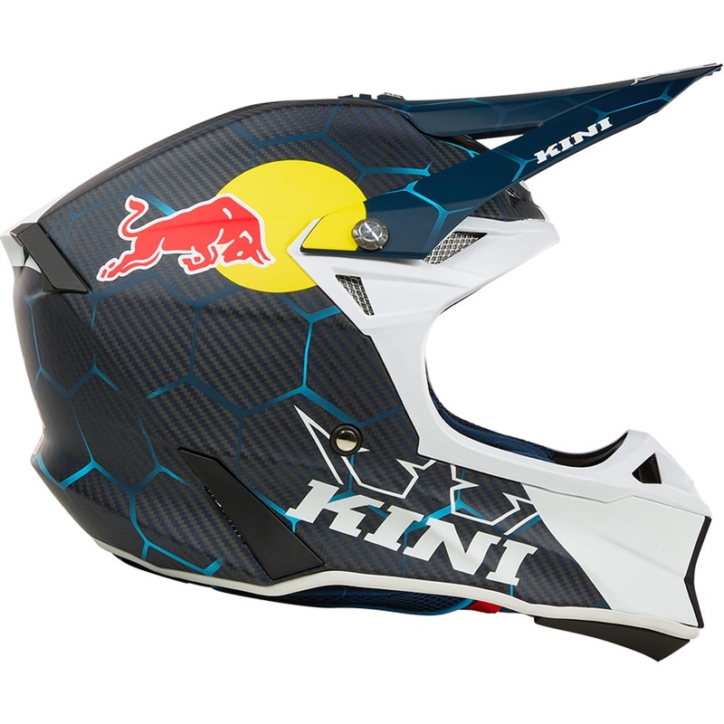 Motokrosová helma KINI Red Bull MXC2 2.0 modro-bílá