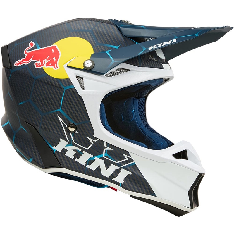 Motokrosová helma KINI Red Bull MXC2 2.0 modro-bílá