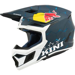 Motokrosová helma KINI Red Bull MX3 1.0 modro-bílá