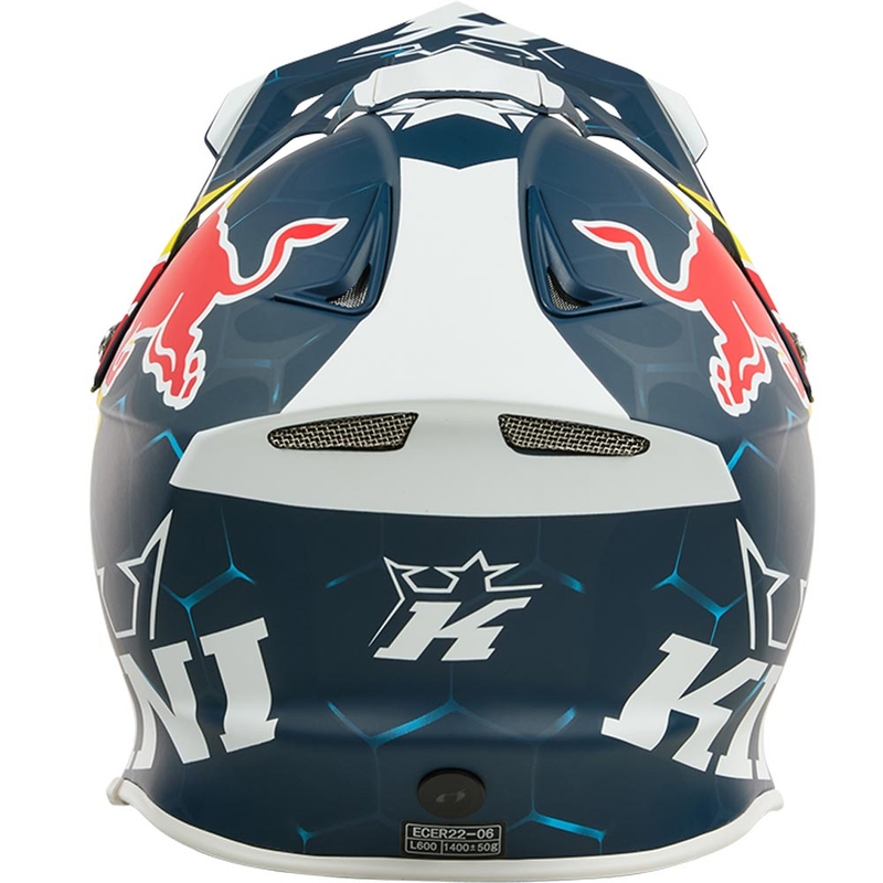 Motokrosová helma KINI Red Bull MXC1 1.0 modro-bílá