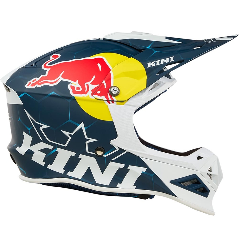 Motokrosová helma KINI Red Bull MXC1 1.0 modro-bílá