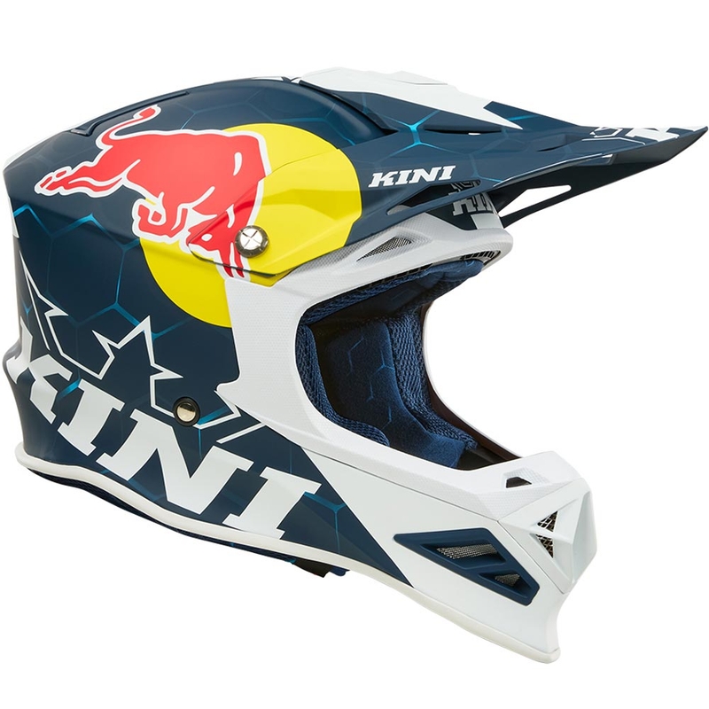 Motokrosová helma KINI Red Bull MXC1 1.0 modro-bílá