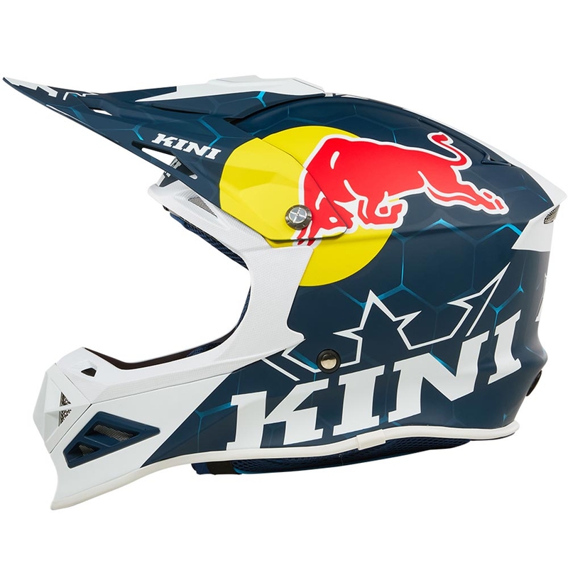 Motokrosová helma KINI Red Bull MXC1 1.0 modro-bílá