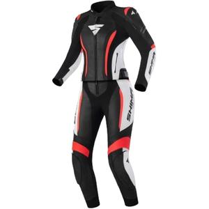 Dámská kombinéza na motorku Shima Miura 2.0 černo-bílo-fluo červená