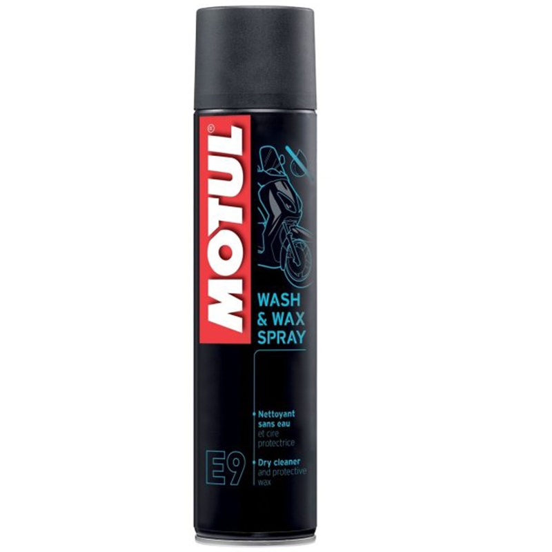 Sprej k ošetření plastů Motul E9 Wash Wax 400 ml