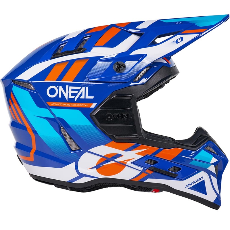 Motokrosová helma O´Neal EX-SRS Dust modro-oranžová