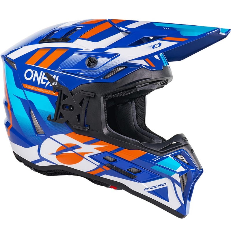 Motokrosová helma O´Neal EX-SRS Dust modro-oranžová