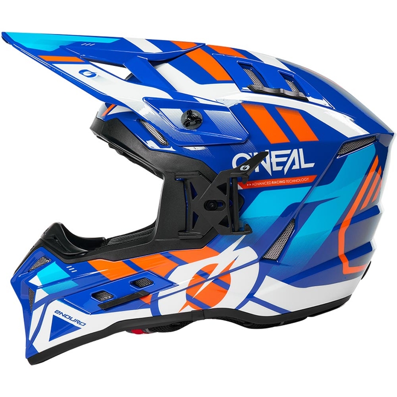 Motokrosová helma O´Neal EX-SRS Dust modro-oranžová