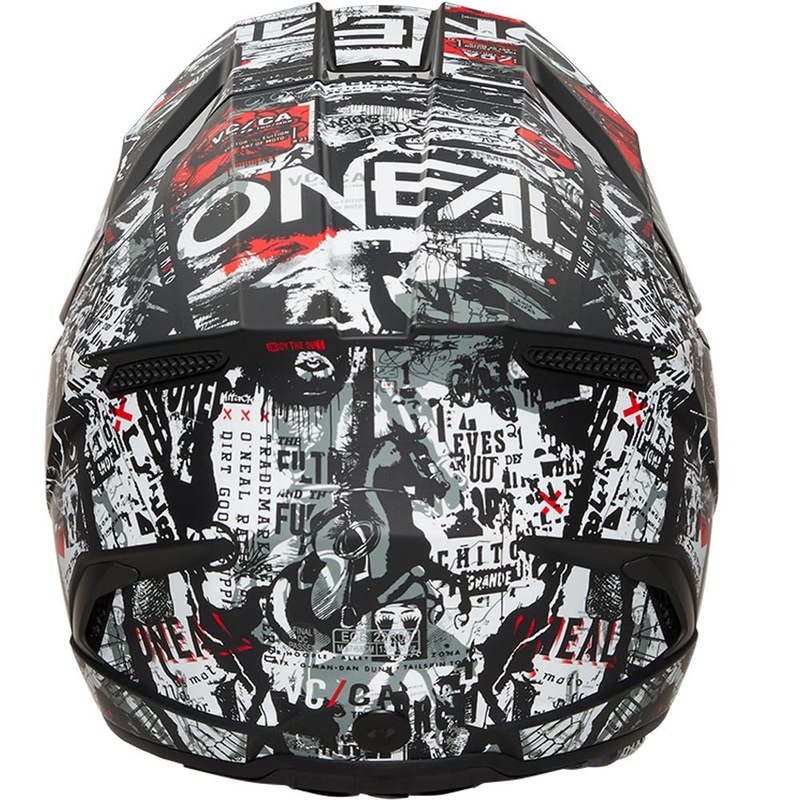 Motokrosová helma O´Neal 3SRS Attack matná černo-bílá