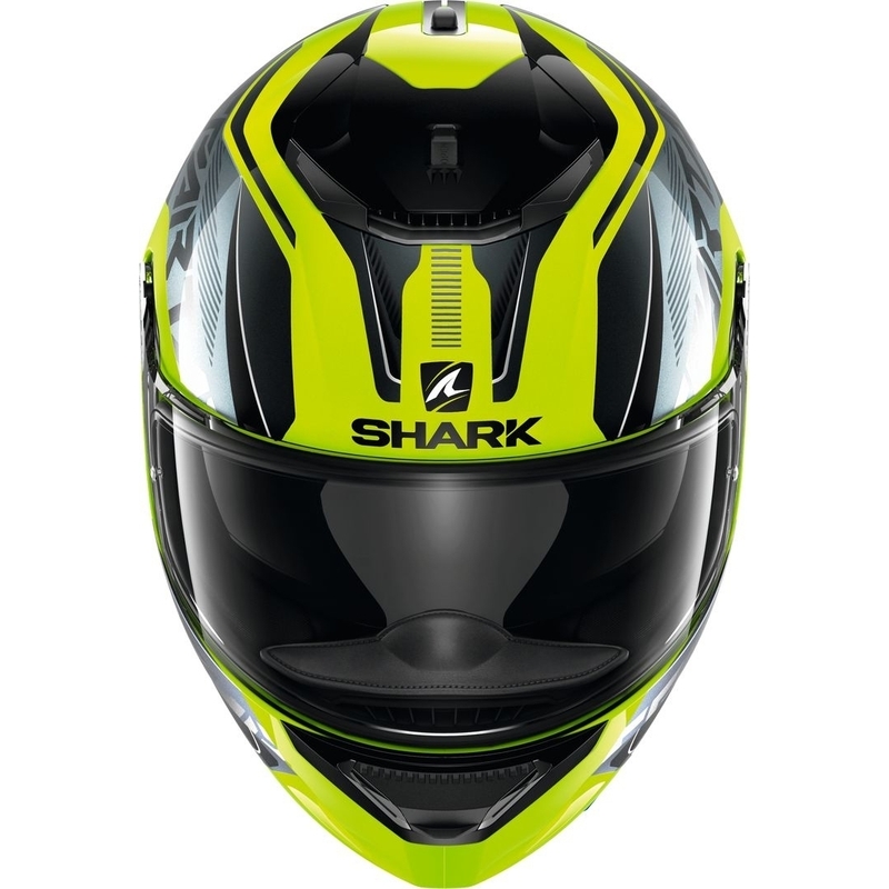 Integrální přilba SHARK SPARTAN Karken černo-fluo žlutá výprodej