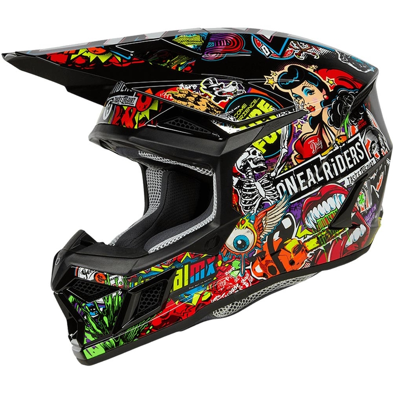 Motokrosová helma O´Neal 3SRS Crank vícebarevná