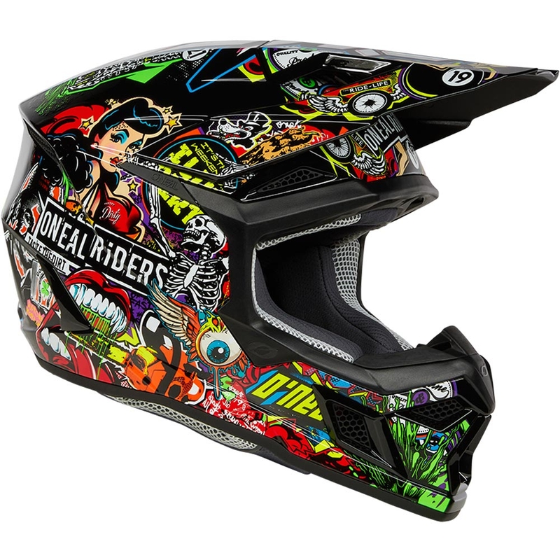 Motokrosová helma O´Neal 3SRS Crank vícebarevná