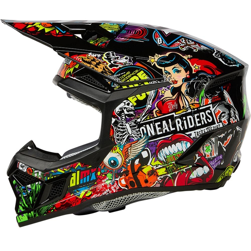 Motokrosová helma O´Neal 3SRS Crank vícebarevná