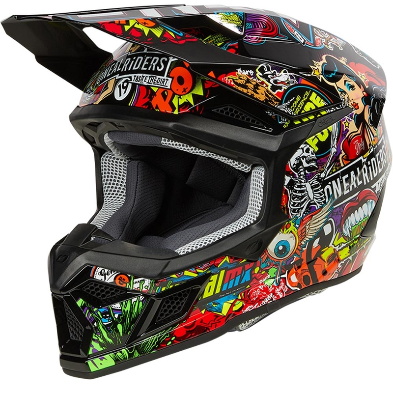 Motokrosová helma O´Neal 3SRS Crank vícebarevná