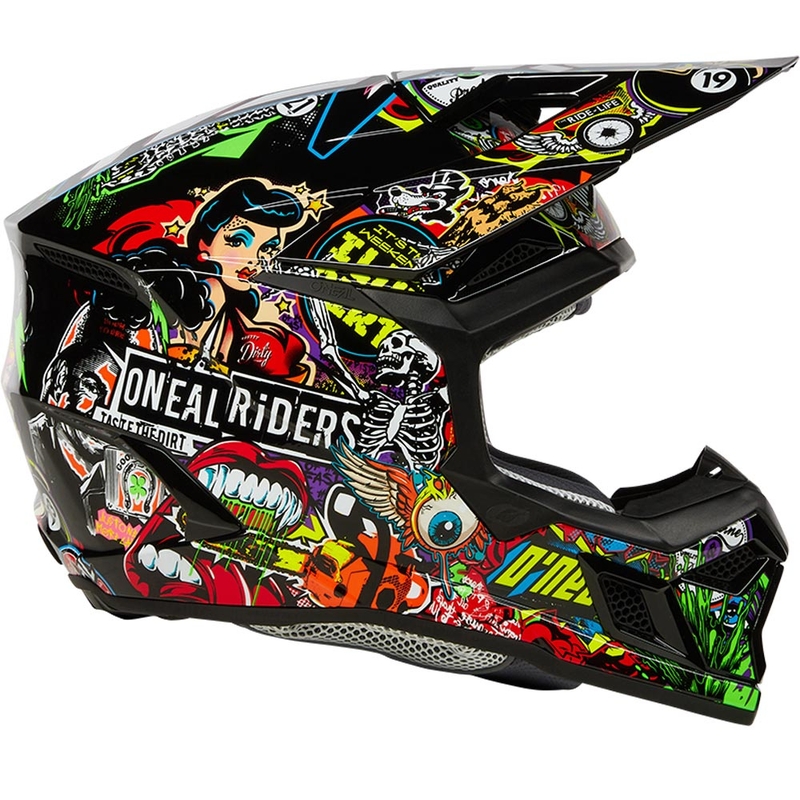 Motokrosová helma O´Neal 3SRS Crank vícebarevná