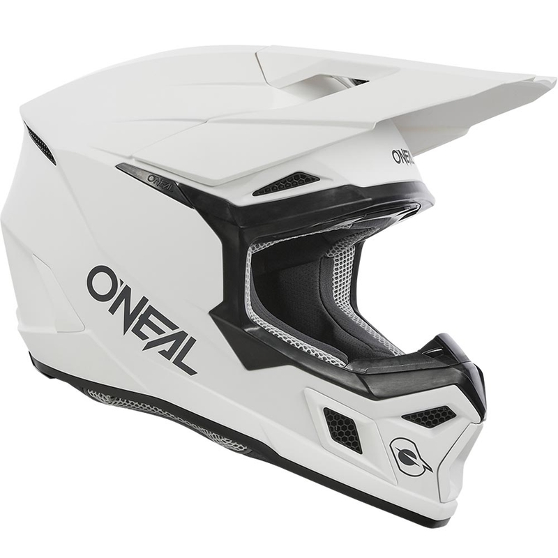 Motokrosová helma O´Neal 3SRS Solid matná bílá