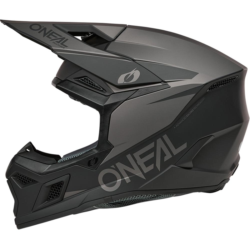 Motokrosová helma O´Neal 3SRS Solid matná černo-šedá