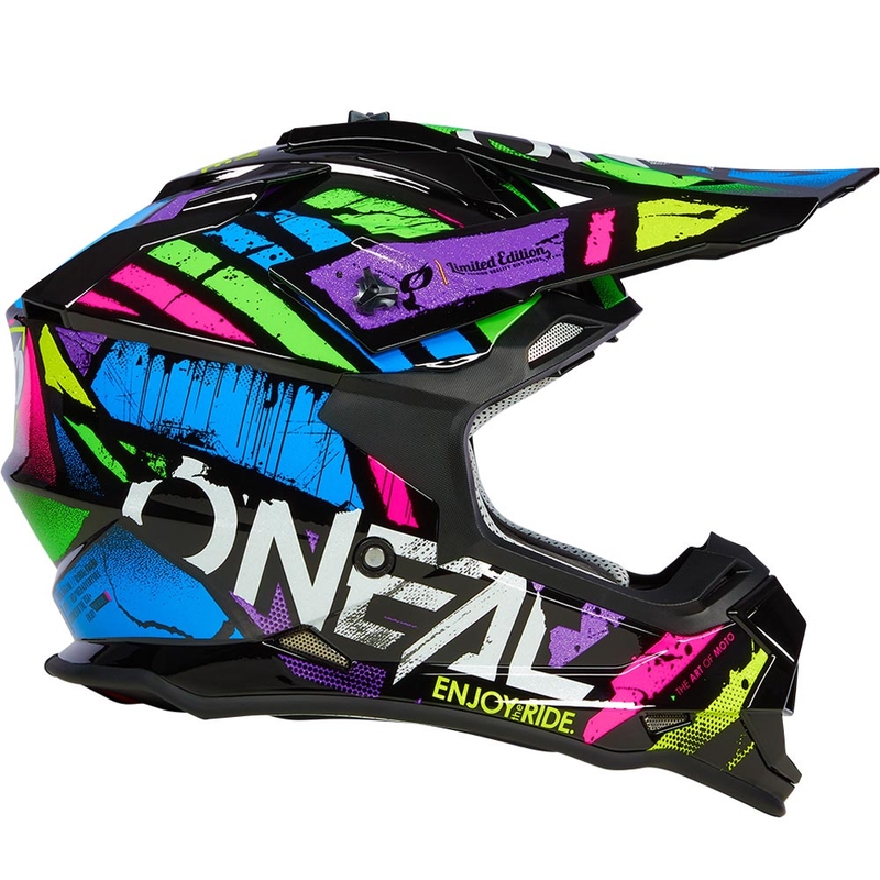 Motokrosová helma O´Neal 2SRS Glitch vícebarevná