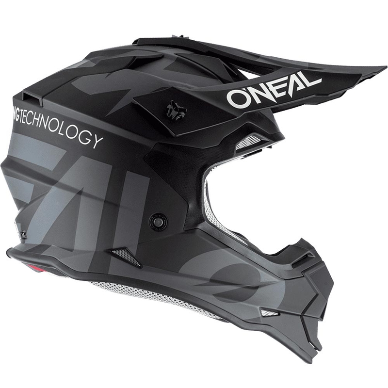 Motokrosová helma O´Neal 2SRS Slick černo-šedá