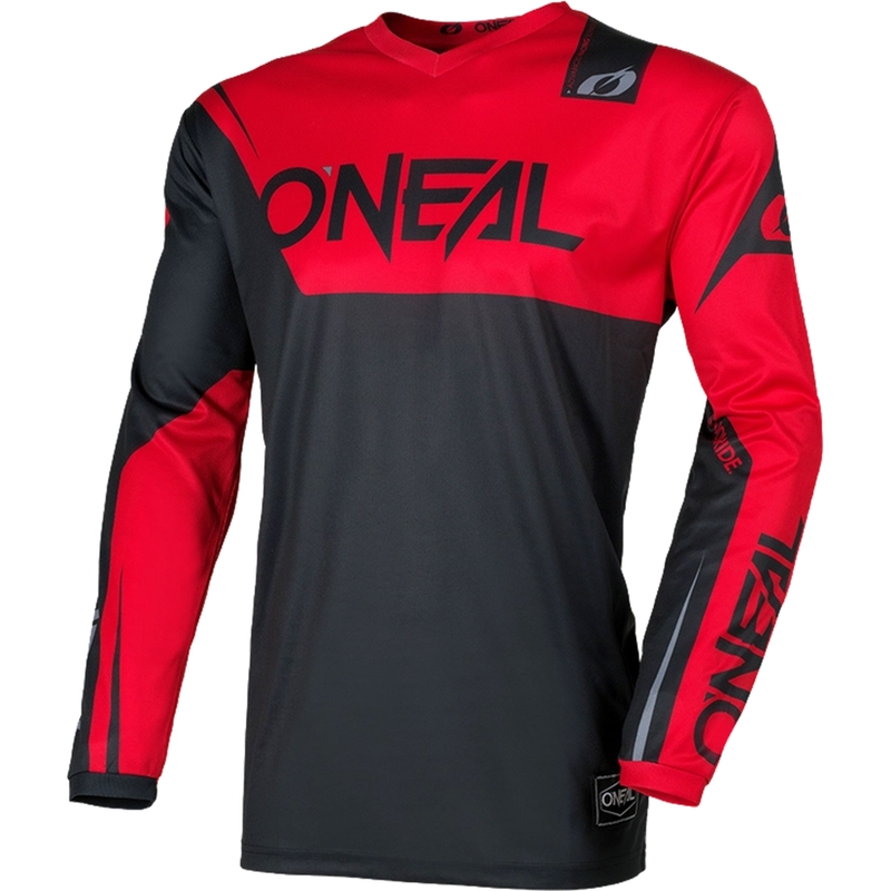 Motokrosový dres O'Neal Element Racewear černo-červený