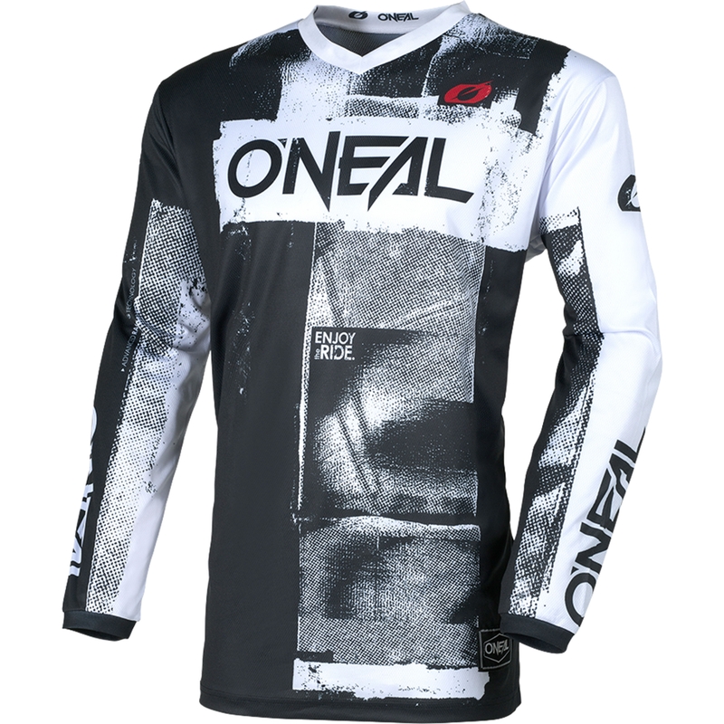 Motokrosový dres O'Neal Element Roller černo-bílý