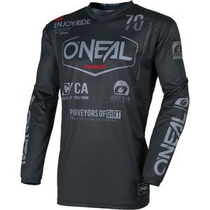 Motokrosový dres O'Neal Element Brand černo-šedý