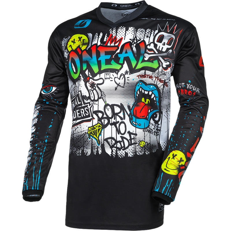 Motokrosový dres O'Neal Element Rancid černo-bílý