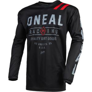 Motokrosový dres O´Neal Element Dirt černo-šedý