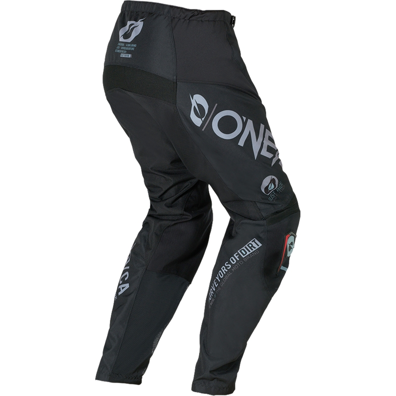 Motokrosové kalhoty O'Neal Element Brand černo-šedé