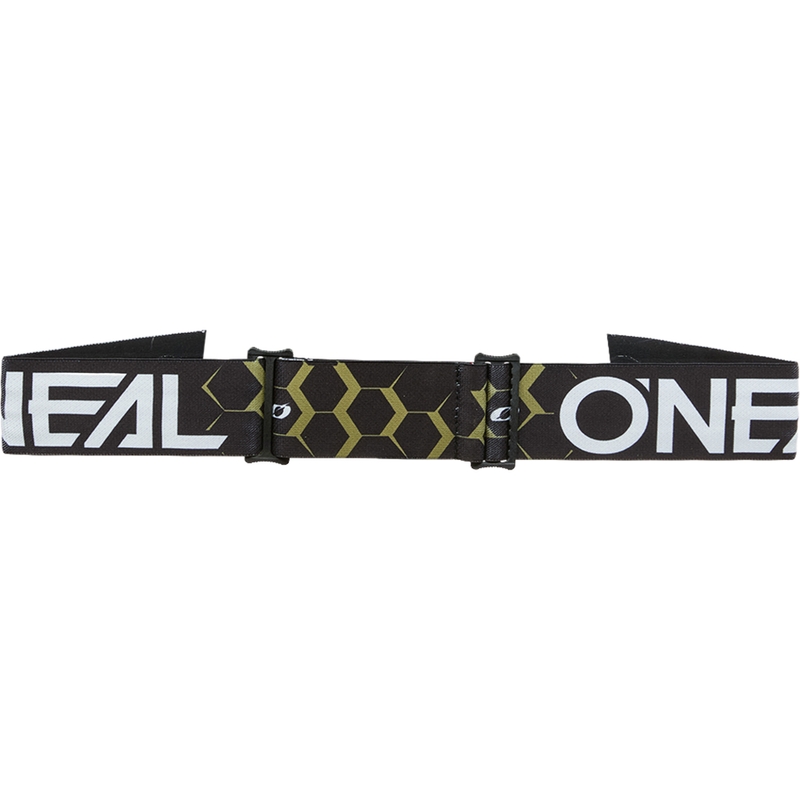 Motokrosové brýle O´Neal B-33 Hexa černo-zlaté (stříbrné zrcadlové plexi)