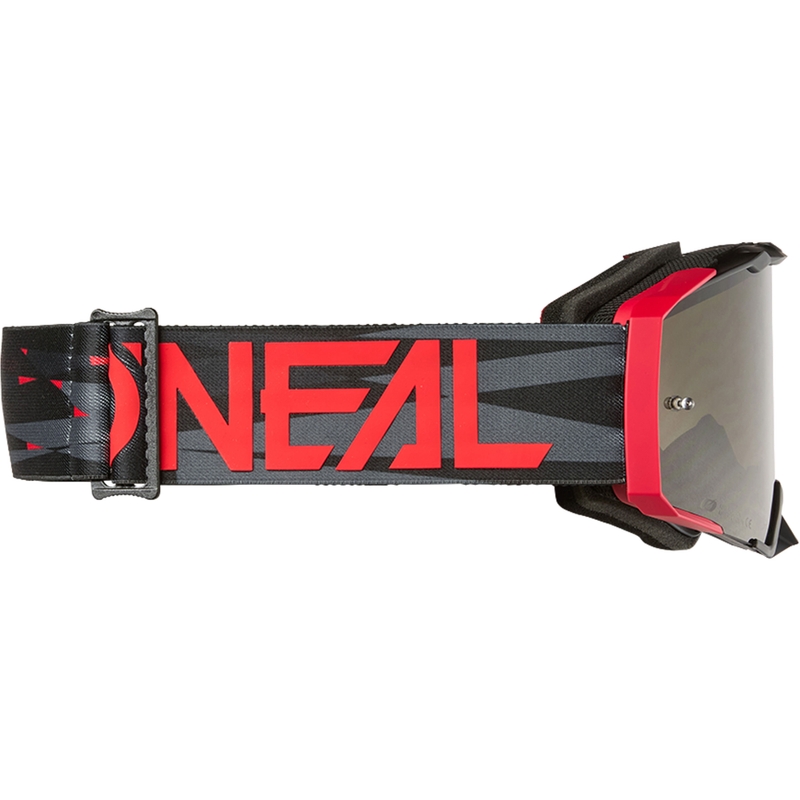 Motokrosové brýle O´Neal B-33 Ictus černo-červené (šedé plexi)