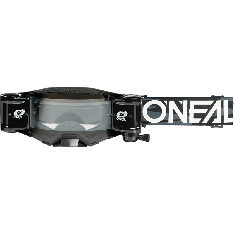 Motokrosové brýle O´Neal B-33 Ictus černo-bílé se systémem Roll Off (čiré plexi)