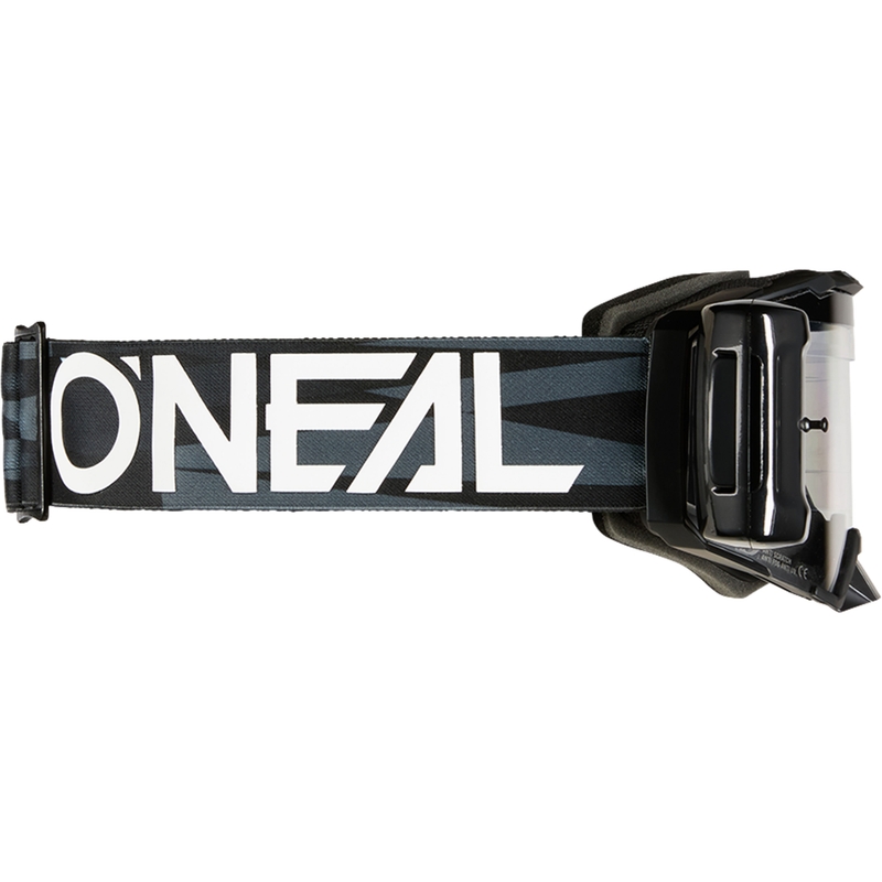 Motokrosové brýle O´Neal B-33 Ictus černo-bílé se systémem Roll Off (čiré plexi)