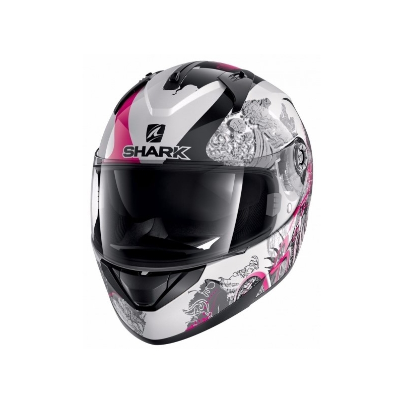 Integrální přilba SHARK RIDILL 1.2 Spring bílo-černo-růžová