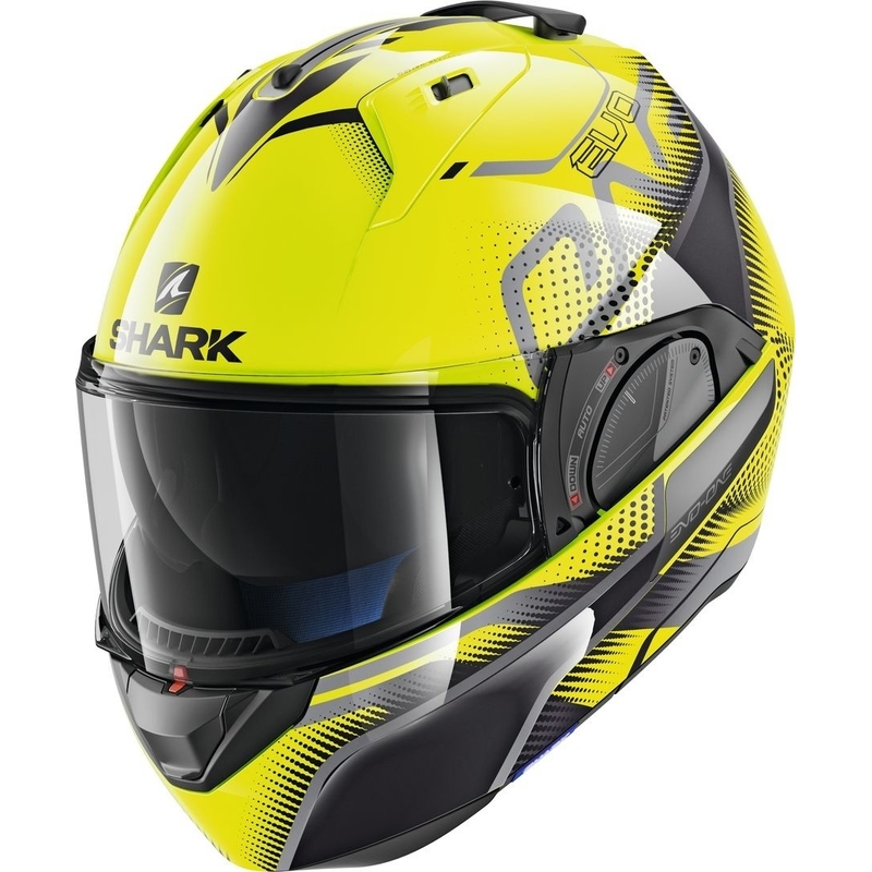 Překlápěcí přilba SHARK EVO-ONE 2 Keenser žluto-černá výprodej