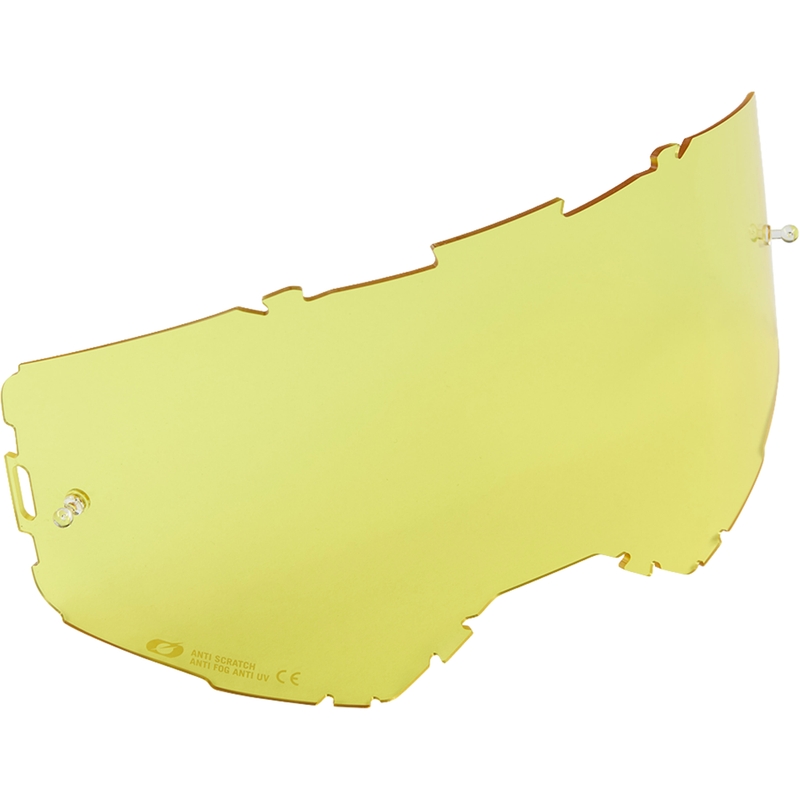 Plexi pro motokrosové brýle O´Neal B-22, B-33 žluté