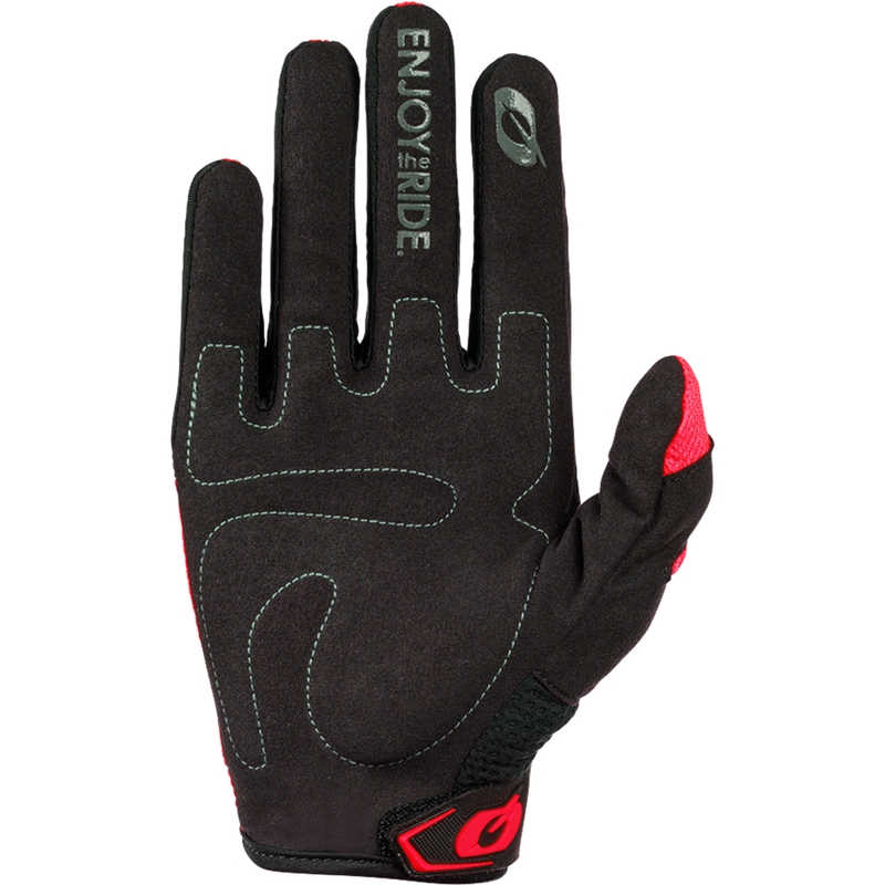 Motokrosové rukavice O´Neal Element Racewear černo-červené