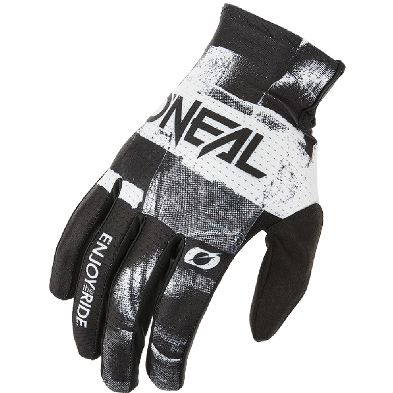 Motokrosové rukavice O´Neal Matrix Roller černo-bílé