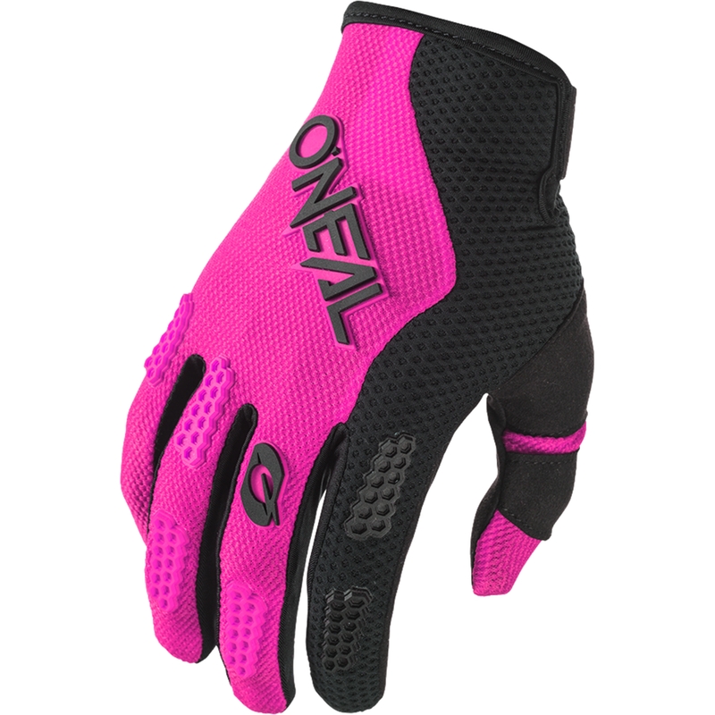 Dámské motokrosové rukavice O´Neal Element Racewear černo-růžové
