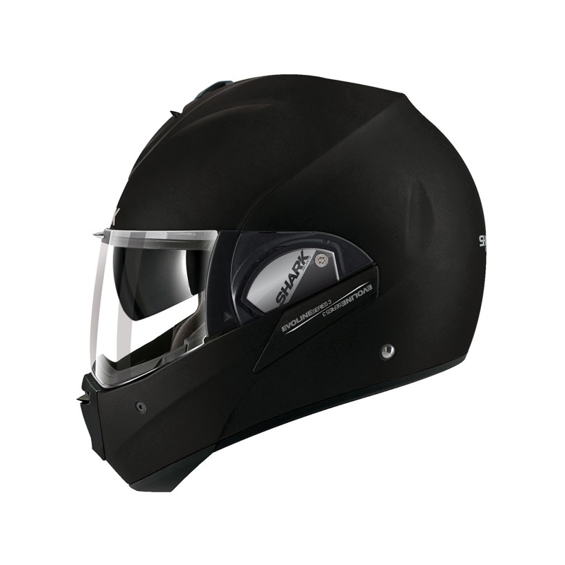 Překlápěcí přilba SHARK EVOLINE 3 Uni Mat černá matná výprodej