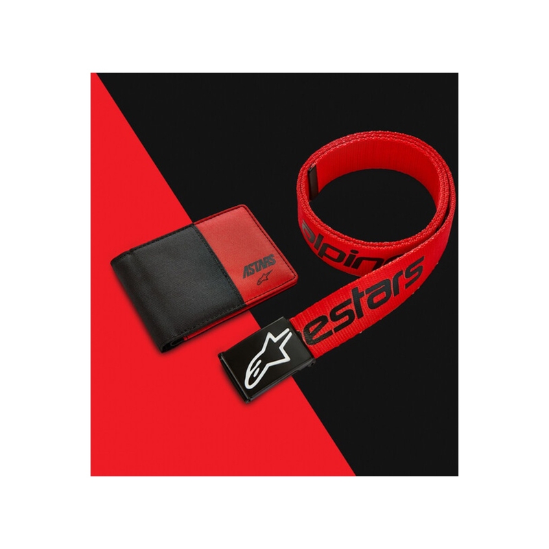 Pásek Alpinestars Linear Web Belt černo-červený