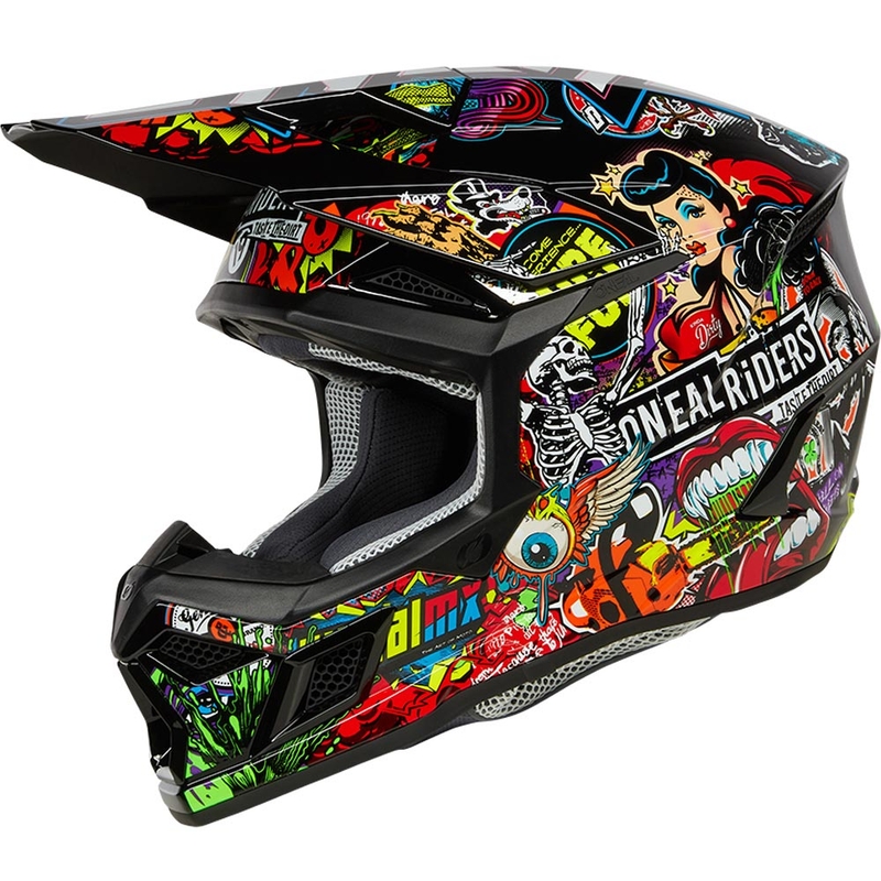 Dětská motokrosová helma O´Neal 3SRS Crank matná vícebarevná