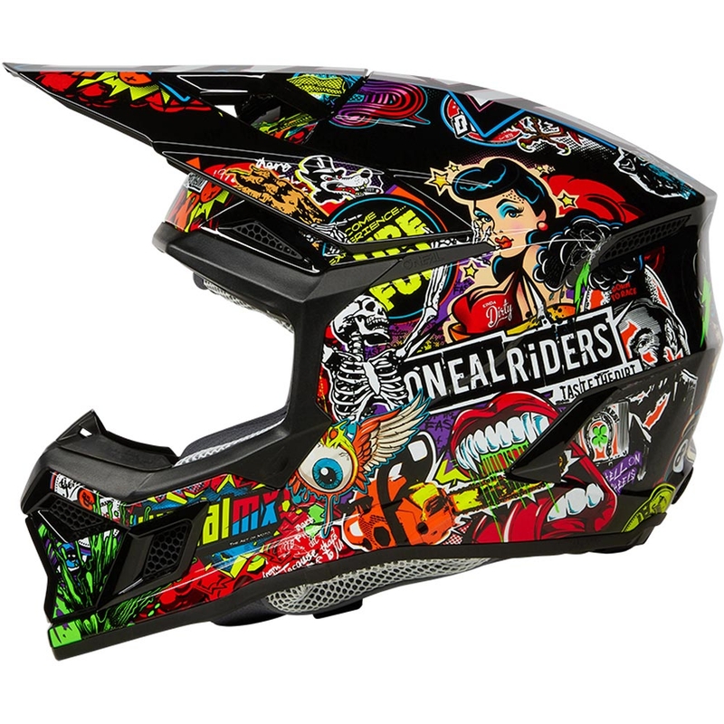Dětská motokrosová helma O´Neal 3SRS Crank matná vícebarevná