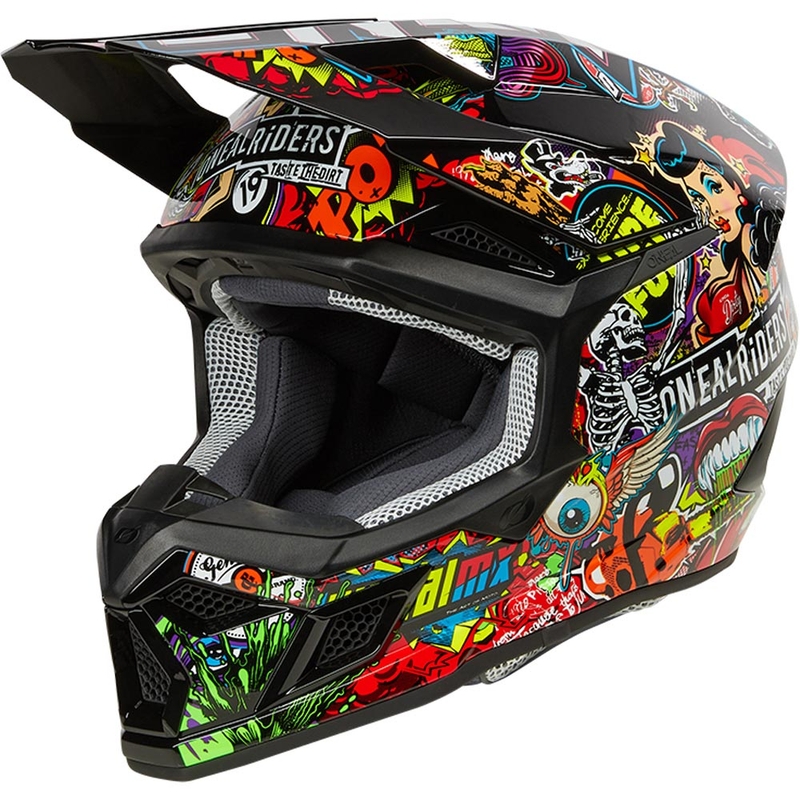Dětská motokrosová helma O´Neal 3SRS Crank matná vícebarevná