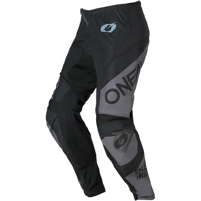 Dětské motokrosové kalhoty O'Neal Element Racewear černo-šedé