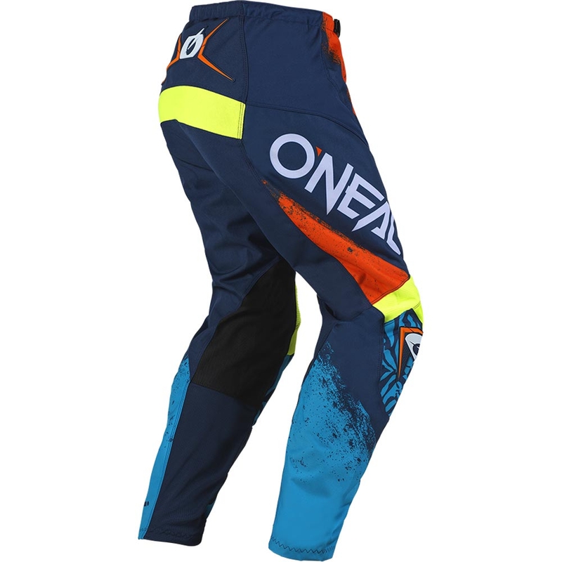 Dětské motokrosové kalhoty O'Neal Element Shocker modro-oranžové