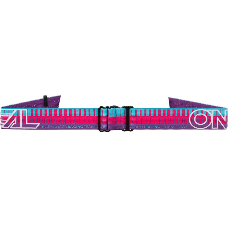Dětské motokrosové brýle O'Neal B-10 Striped růžovo-fialové