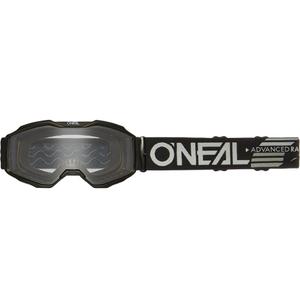 Dětské motokrosové brýle O'Neal B-10 Solid černé s čirým plexi