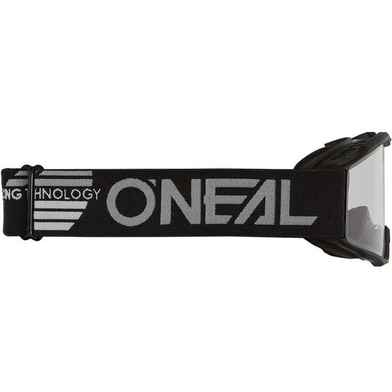 Dětské motokrosové brýle O'Neal B-10 Solid černé s čirým plexi